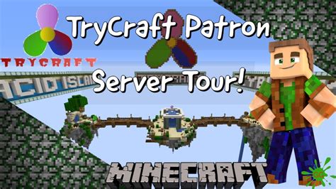 Trycraft Patron Server A Tour Multiplayer Skyblock Acid Island