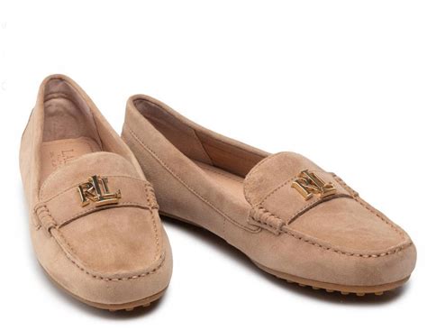 Polo Ralph Lauren Sk Rzane Mokasyny Be Owe Nude Oficjalne Archiwum Allegro