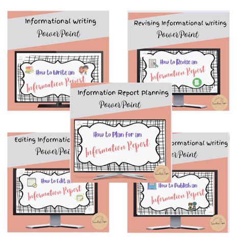 Teaching Informational Writing Powerpoints Bundle Teaching