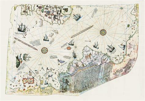 The Piri Reis Map A Th Century Map Depicting Antarctica Without Its