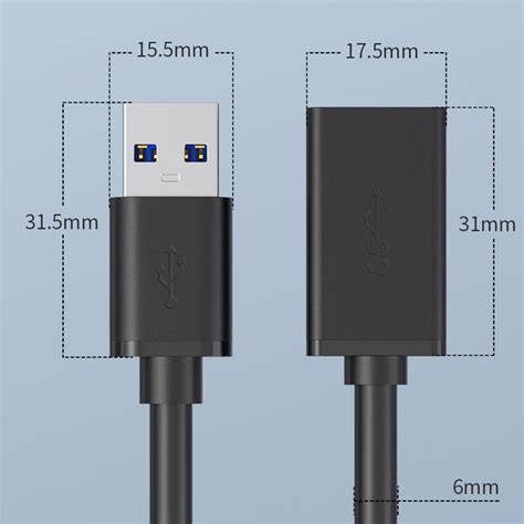USB 3.0 Кабель Провод, 2м | USB to USB Extension Cable