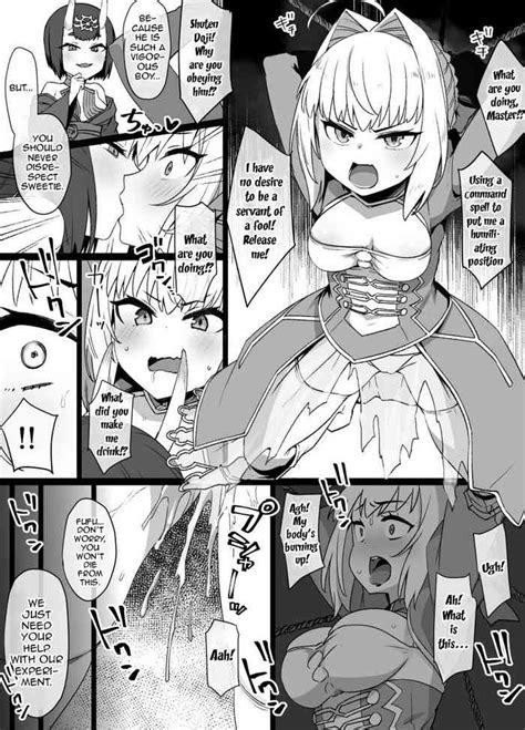 FGO Shuten Douji X Nero Hyoui Manga FGO Shuten Doji X Nero Possession Manga Nhentai Hentai