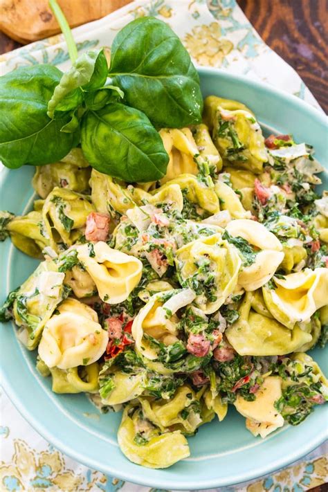 Creamy Spinach Tortellini - Spicy Southern Kitchen