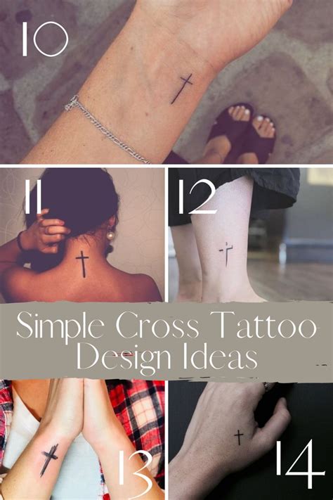 Amazing Cross Tattoos For Women Tattooglee Simple Cross Tattoo