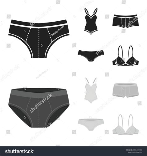 Vector Illustration Bikini Fashion Logo Collection Stock Vector Royalty Free 1435485953
