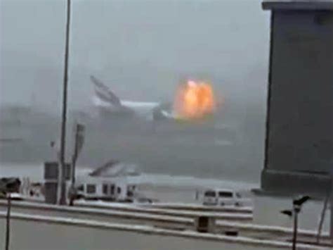 Dubai Airport Fire Video Shows Huge Fireball Exploding From Emirates