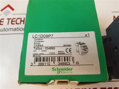 SCHNEIDER ELECTRIC TELEMECANIQUE LC1D09P7 CONTACTOR 230V - Aeliya Marine