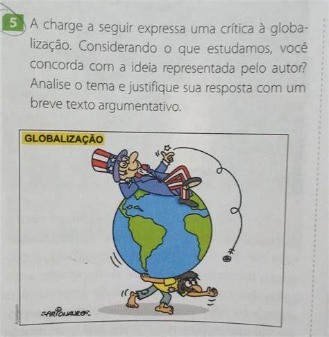 Para Alunos Especiais Atividade Adaptada Sobre Globalização