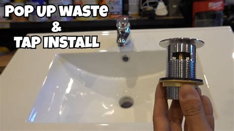install  pop  waste  tap diy youtube