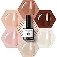 Modelones Gel Nail Polish Colors Nude Gel Polish All Seasons Skin Tones Pink Neutral Brown