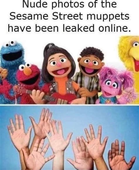 Nude Photos Of The Sesame Street Muppets Have Been Leaked Online IFunny