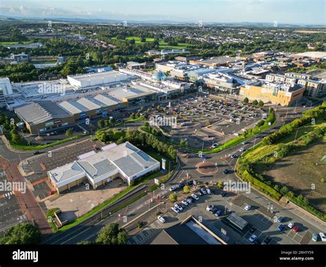 Aerial View Of The Livingston Town Centre And Almondvale Shopping