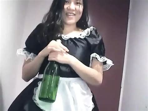 Asian Teen Fucks Her Pussy With A Champagne Bottle American Porn XHamster