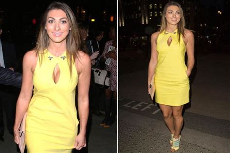 Peek A Boob Luisa Zissman Teases Keyhole Cleavage In Summery Yellow Daily Star