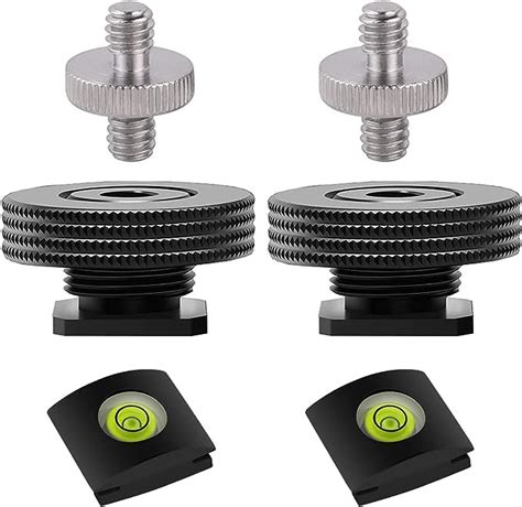 Amazon Female Thread To Hot Shoe Adapter Double Nut Camera Hot Shoe Mount To