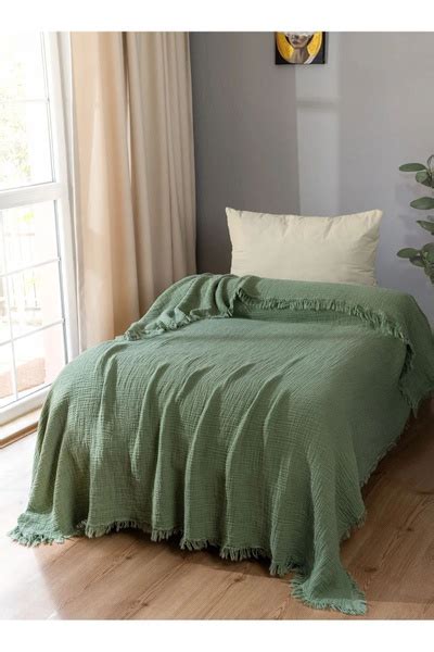 Муслиновый Плед покрывало 4-х слойный , Хлопок, Муслин, 160х200 см ...