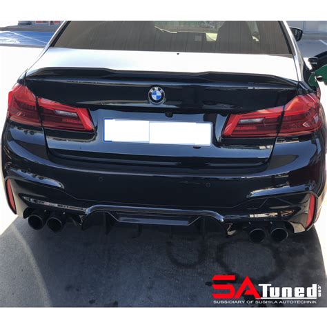 Satuned Bmw M Performance Style G30f90 5 Series Carbon Fiber Trunk