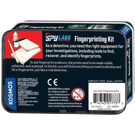 814743017733 Spy Labs Fingerprinting Kit Thames And Kosmos Calendar Club