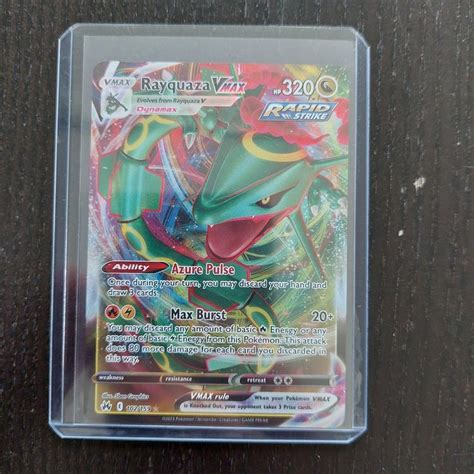 Rayquaza VMAX CRZ 102 Eng Crown Zenith Pokemon Kaufen Auf Ricardo