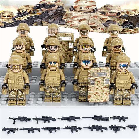 Pcs Conjunto De Soldado Das For As Especiais Mini Figura Minifigure