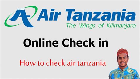 Airtanzania Online Check In How To Check Air Tanzania Air Tanzania