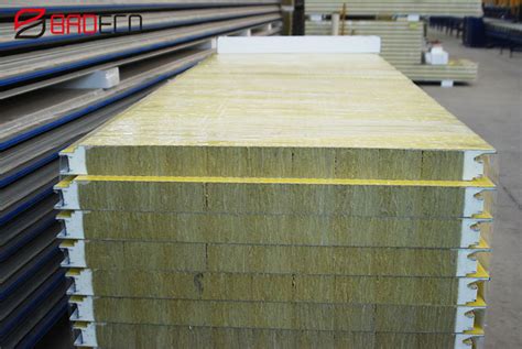 Sandwich Panel Roof Rigid Rockwool Insulation Board