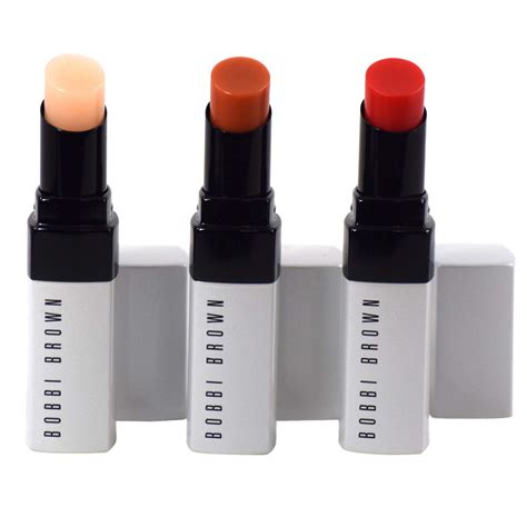 Buy Bobbi Brown Sheer Indulgences Extra Lip Tint Balm Full Size Trio Bare Nude Bare Pink Bare