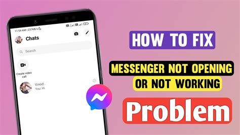 Facebook Messenger Not Working Problem Android 12 Messenger Not