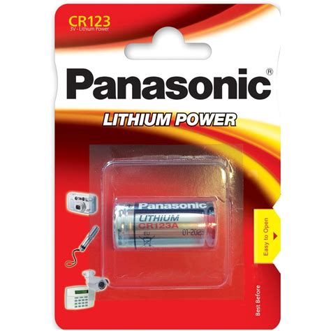 Panasonic Lithium Power CR123 (BK-CR123A-1B) | TSBOHEMIA.CZ