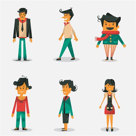 premium vector people vector set