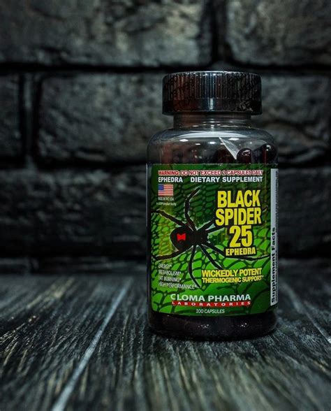 Жиросжигатель Cloma Pharma Black Spider 100 капсул - купить с доставкой ...