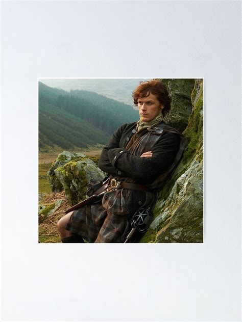 Outlander Jamie Fraser Poster For Sale By Frewqsetr Redbubble