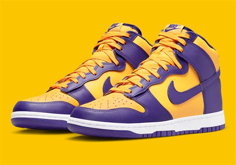 Nike Dunk High Purple Yellow DD1399-500 | SneakerNews.com