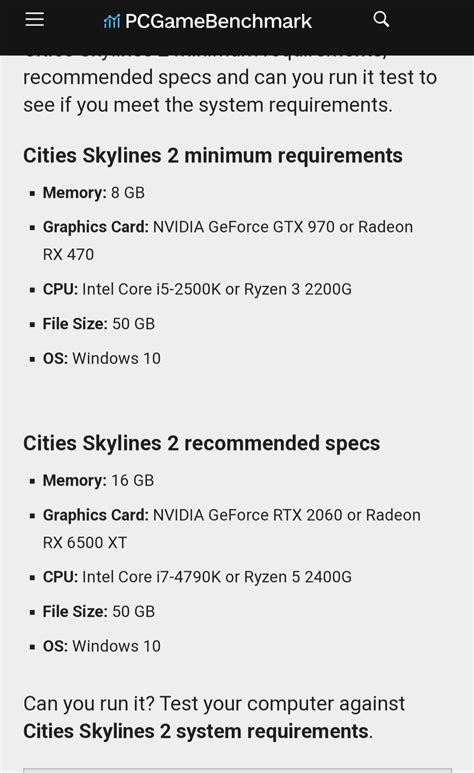 Cs2 System Requirements Leaked Rcitiesskylines2