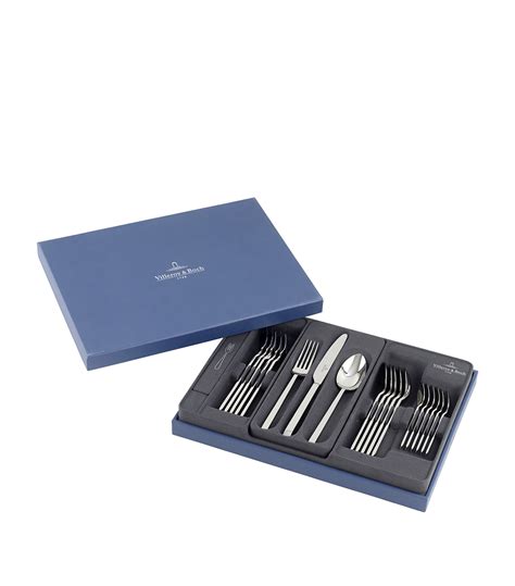 Villeroy And Boch Silver La Classica 24 Piece Cutlery Set Harrods Uk