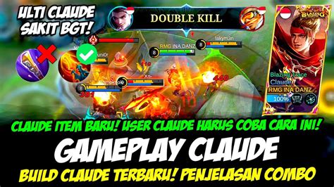 CLAUDE ITEM BARU EMBLEM CLAUDE BUILD CLAUDE TERSAKIT 2023 TUTORIAL