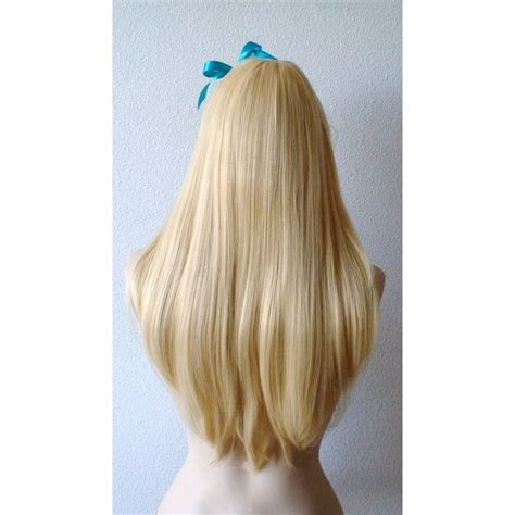 Alice In Wonderland Hairstyle Inspired Wig Blonde Wig Long Blonde Hair Wig Heat Resistant