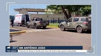 MSTV 1ª Edição Ponta Porã Policial do Bope é ferido por tiros de