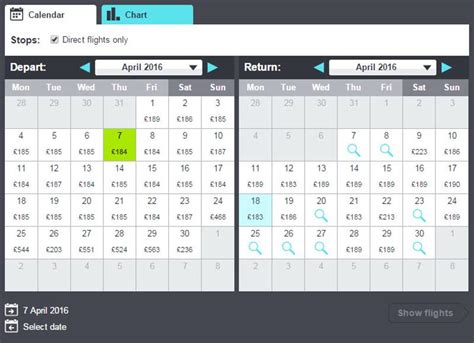 Search Tips And Tools Browse Flight Prices Across Whole Month