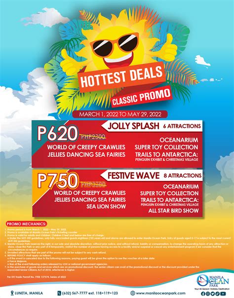 Manila Shopper: Manila Ocean Park Summer Blowout Promo