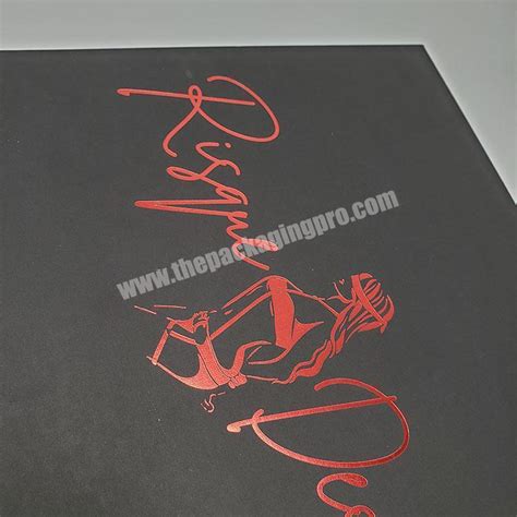 Bra Swimwear Storage Packaging Box Apparel Black Cardboard Box Bikini Sliding Kraft Drawer Gift