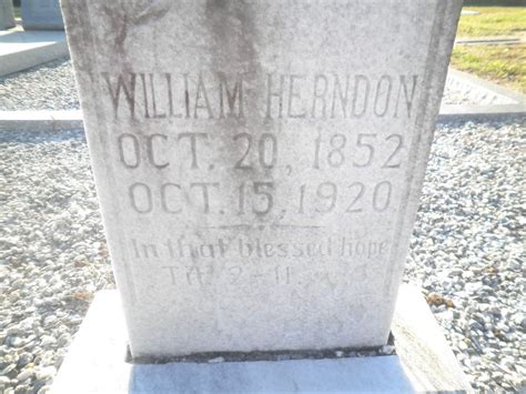 William Henry Herndon 1852 1920 Find A Grave Memorial