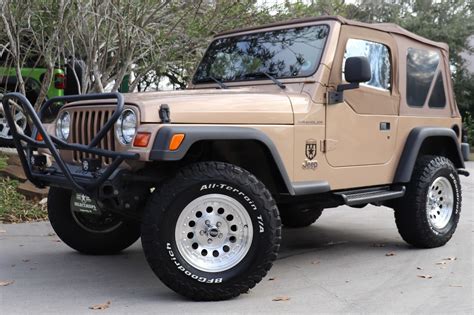 Rare Color Desert Tan 1999 Jeep Wrangler Se Artofit