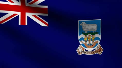 Falkland Islands flag 27954614 Stock Video at Vecteezy