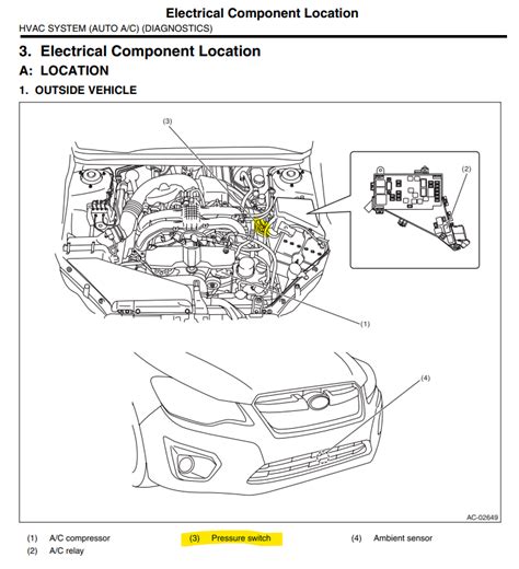 AC Pressure Switch Valve Or Not Subaru Outback Forums