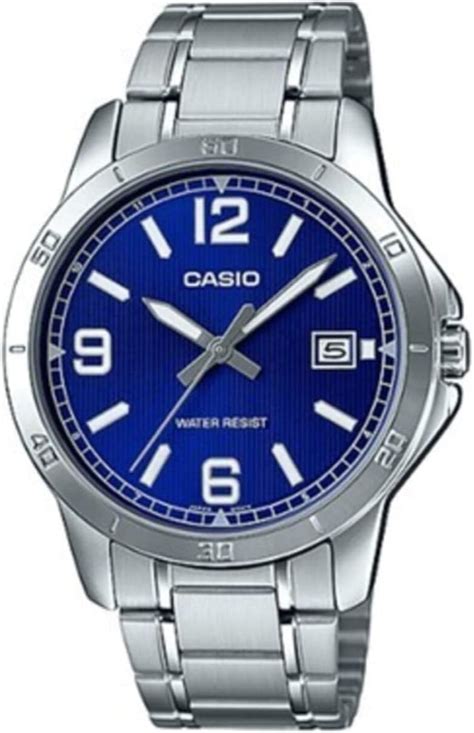 Casio Mtp V D Budf Reloj Anal Gico De Cuarzo Plateado De Acero Inoxidable Para Hombre