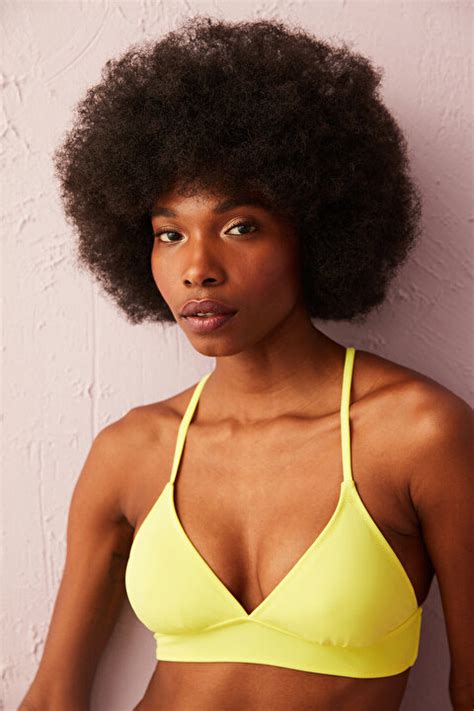 Sarı Basic Bralet Bikini Üstü PLZ7J56422IY YL56 SARI Penti