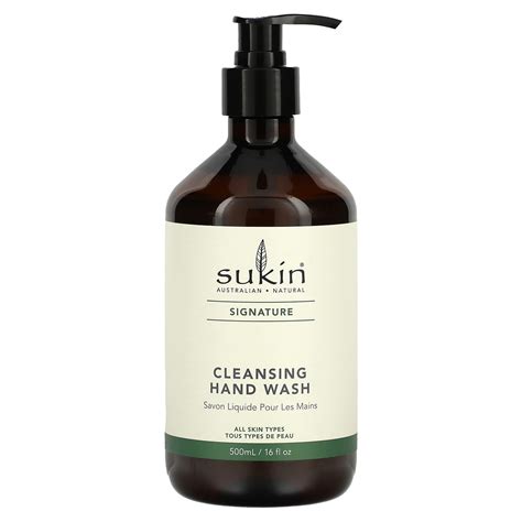 Sukin Cleansing Hand Wash Signature 16 Fl Oz 500 Ml
