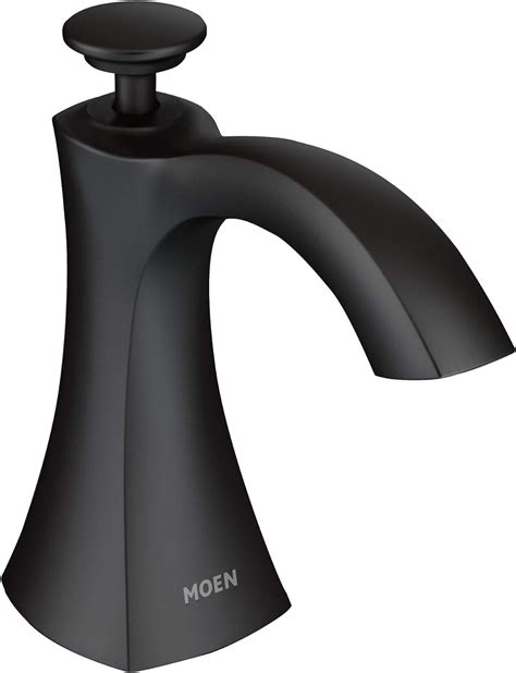 Moen S3948BL Transitional Deck Mounted Kitchen Soap Dispenser With