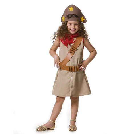 Fantasia Maria Bonita Infantil - Fantasia Maria Bonita Infantil com Cartucheira e Chapéu EVA | Shopee Brasil